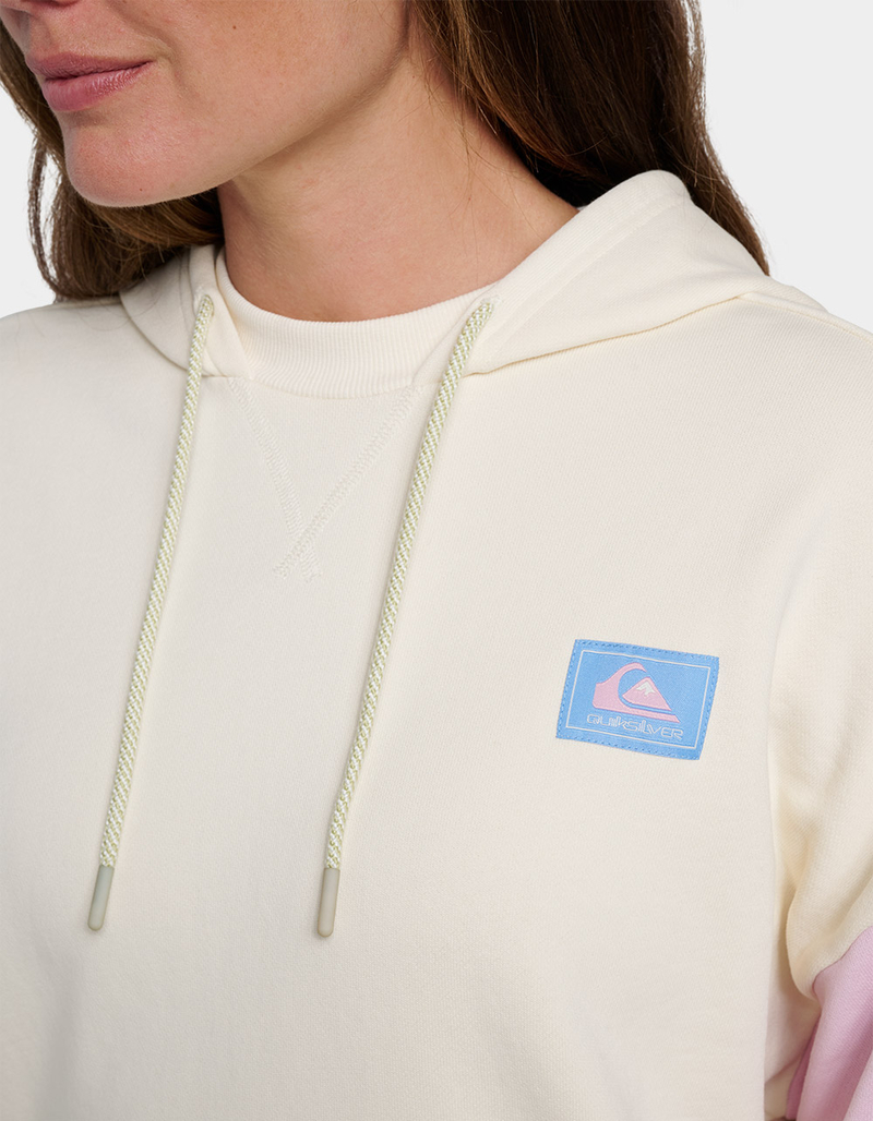 QUIKSILVER Wave Check French Terry Womens Hoodie image number 3