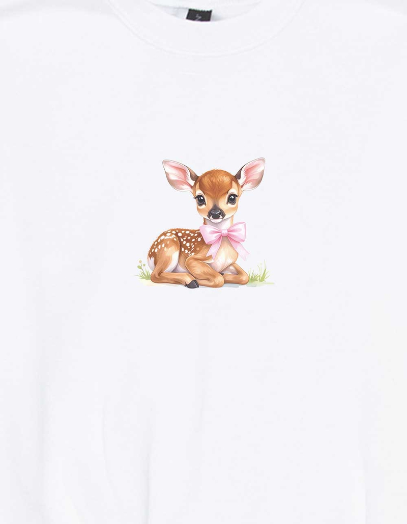 BOW Fawn Eyes Unisex Kids Crewneck Sweatshirt image number 1