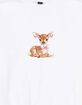 BOW Fawn Eyes Unisex Kids Crewneck Sweatshirt image number 2