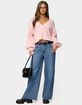 EDIKTED Skye Low Rise Baggy Jeans image number 5