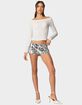 EDIKTED Sephira Sequin Micro Shorts image number 5