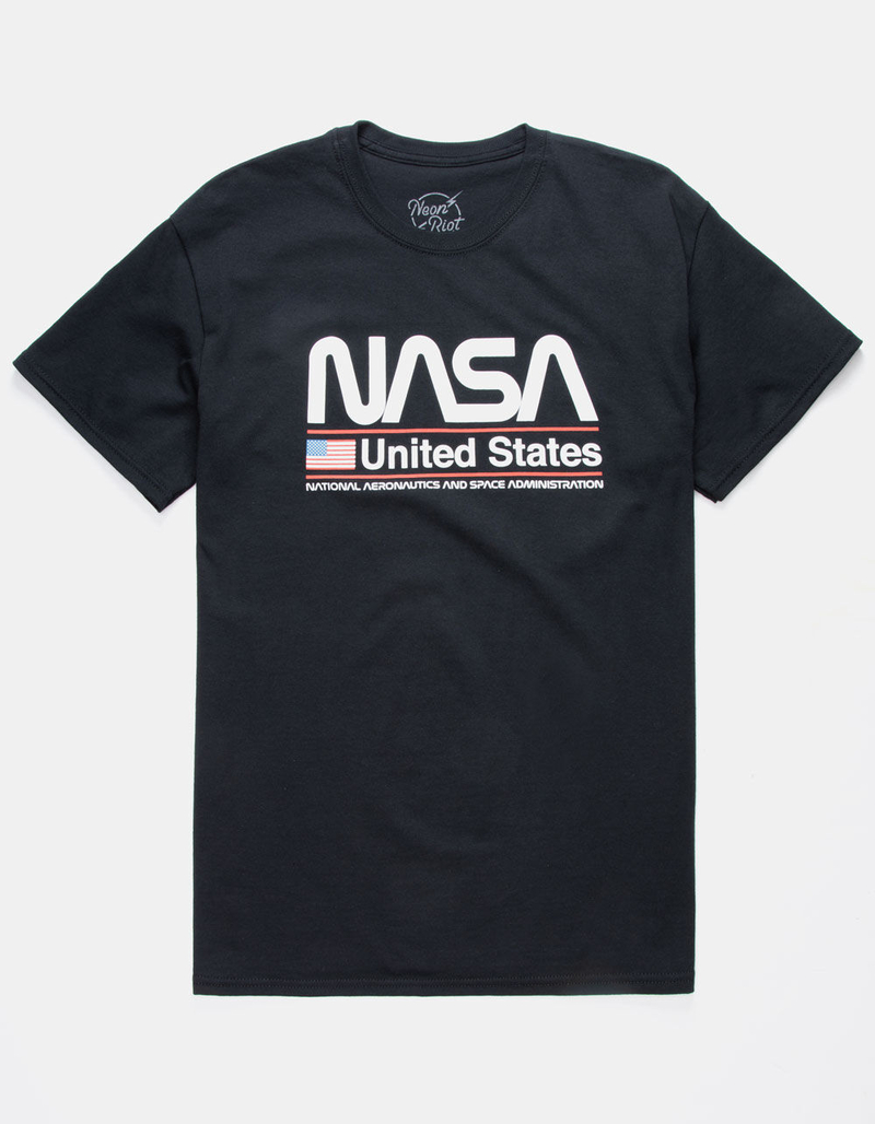NEON RIOT NASA US Mens T-Shirt image number 0
