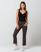 IVY & MAIN Stripe Kick Crop Womens Flare Pants image number 4