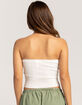 FULL TILT Ribbed Ribbon Womens Tube Top image number 4