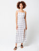 VOLCOM Plaid Taste Dress image number 1