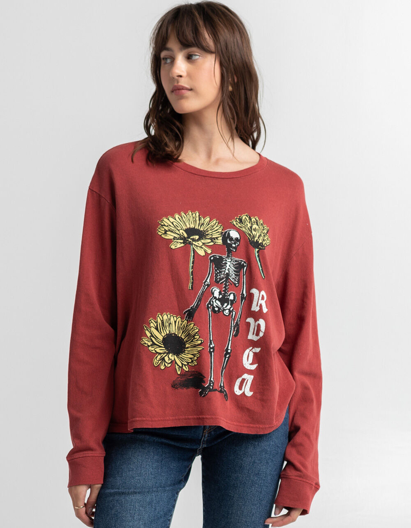 RVCA  Forever Skeleton Womens Tee image number 0