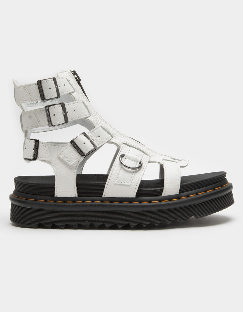 DR. MARTENS Olson Zipped Leather Strap Womens Sandals image number 1
