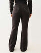 TRUE RELIGION Joey Mid Rise Big T Flare Womens Sweatpants image number 2