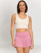 GOLD HINGE Womens Pleated Tennis Skirt image number 1