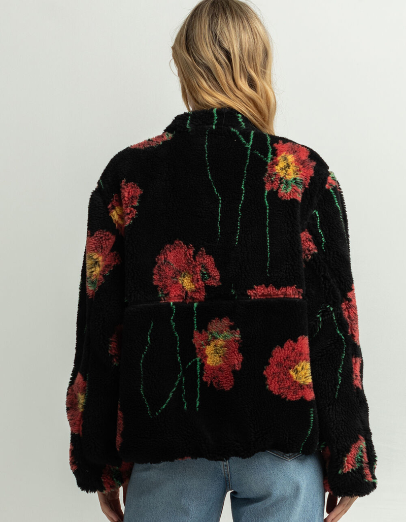 OBEY Marino Womens Reversible Sherpa Jacket image number 2