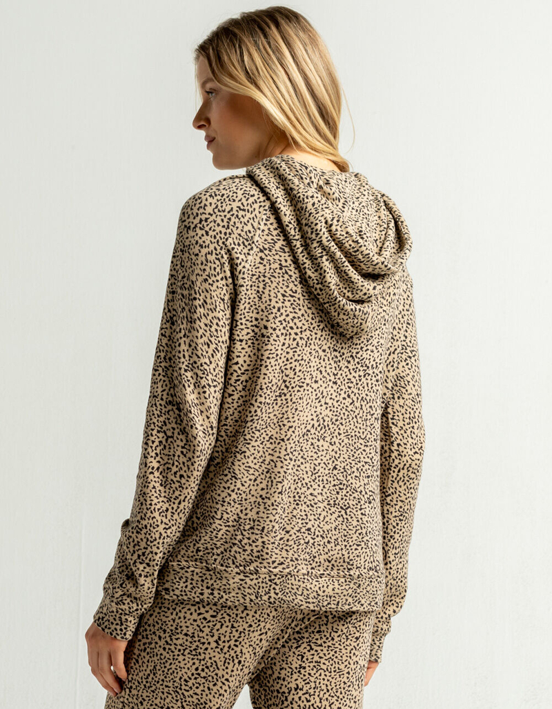 VOLCOM Lived In Lounge Womens Cheetah Hoodie image number 2