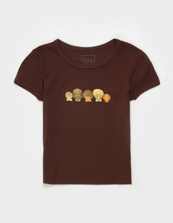 FULL TILT Shell Girls Baby Tee Primary Image