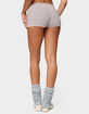 EDIKTED Lillian Striped Knit Shorts image number 3