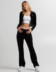 JUICY COUTURE Classic Bling Womens Velour Pants image number 1