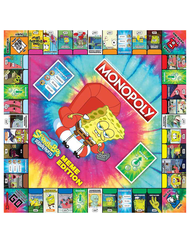 MONOPOLY&reg; SpongeBob SquarePants Meme Edition Board Game image number 6