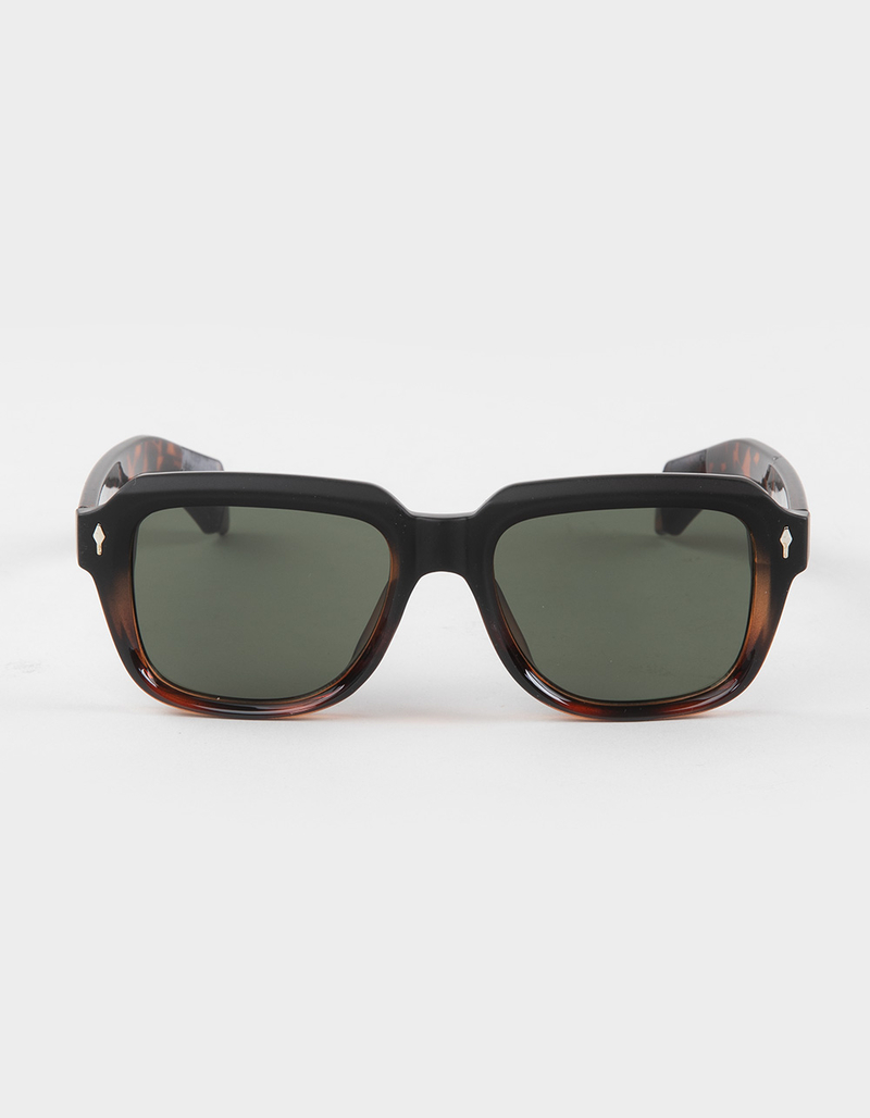 RSQ Matte 2 Tone Square Sunglasses image number 1