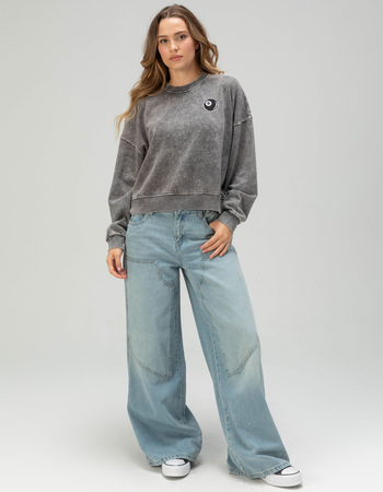 RSQ Womens 8 Ball Crewneck Sweatshirt Alternative Image