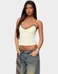 EDIKTED Ruelle Contrast Frill Tank Top image number 2