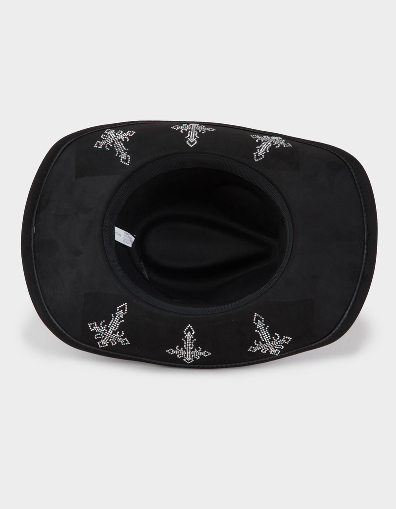 Rhinestone Cross Womens Cowboy Hat image number 4