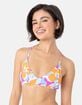 ROXY Topanga Canyon Athletic Tri Bikini Top image number 1