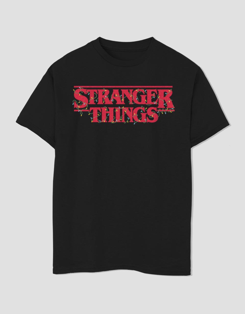 STRANGER THINGS Light Logo Unisex Kids Tee image number 0