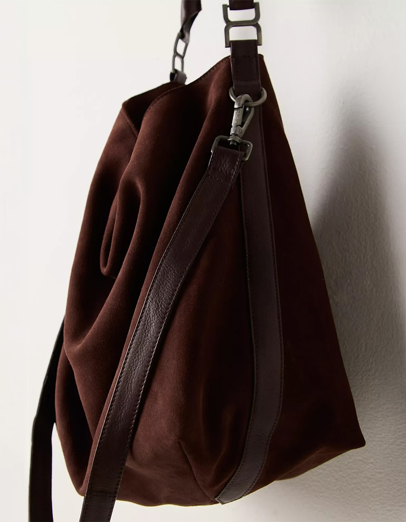 FREE PEOPLE Suzie Suede Slouchy Tote Bag image number 2