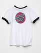 SANTA CRUZ Other Dot Girls Ringer Tee image number 1