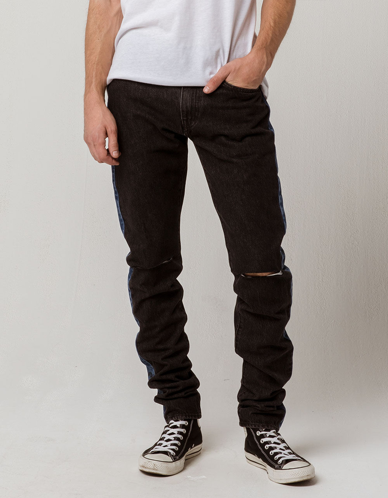 LEVI'S Lo-ball Stack Stripe Mens Ripped Jeans image number 1