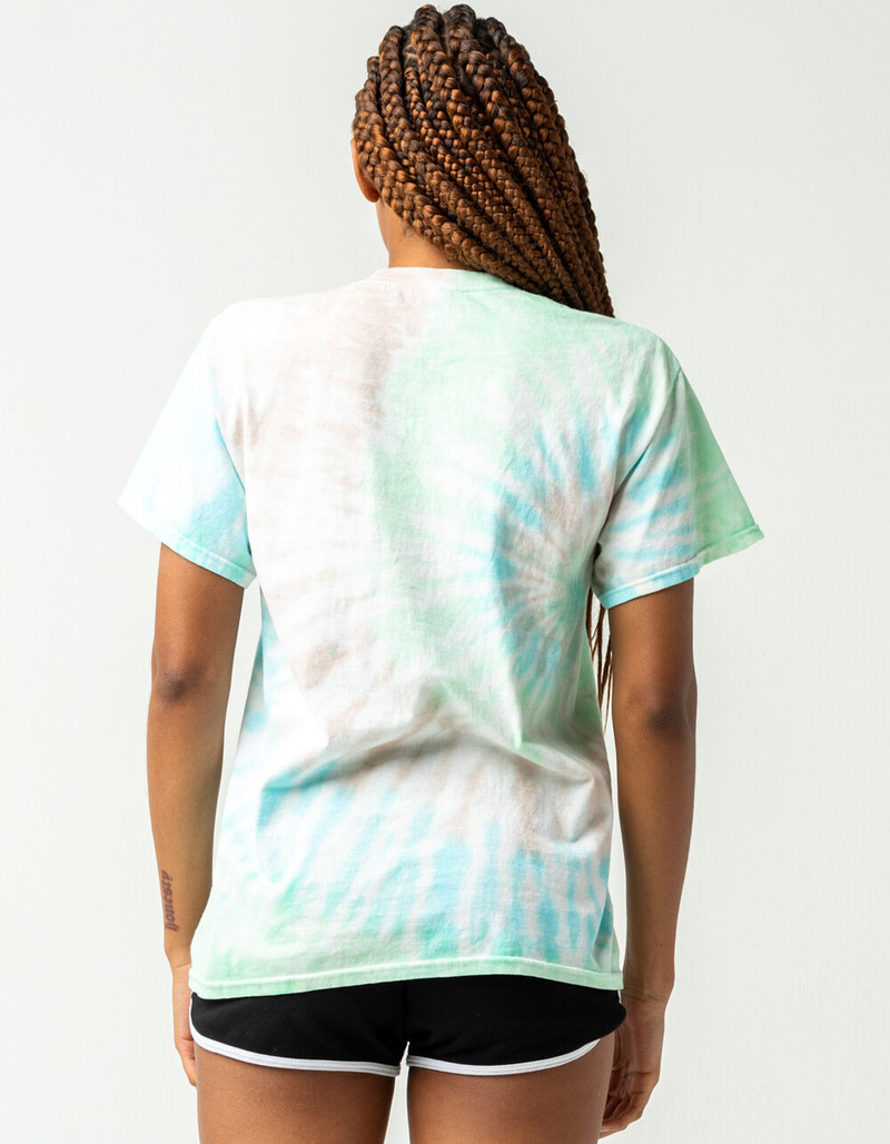 FULL TILT Tie Dye Mushroom Womens Oversized Tee image number 2