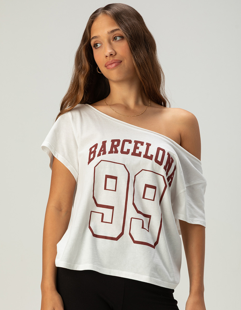 RSQ Womens Barcelona Off The Shoulder Tee image number 0