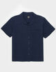 RSQ Mens Solid Texture Camp Shirt image number 2