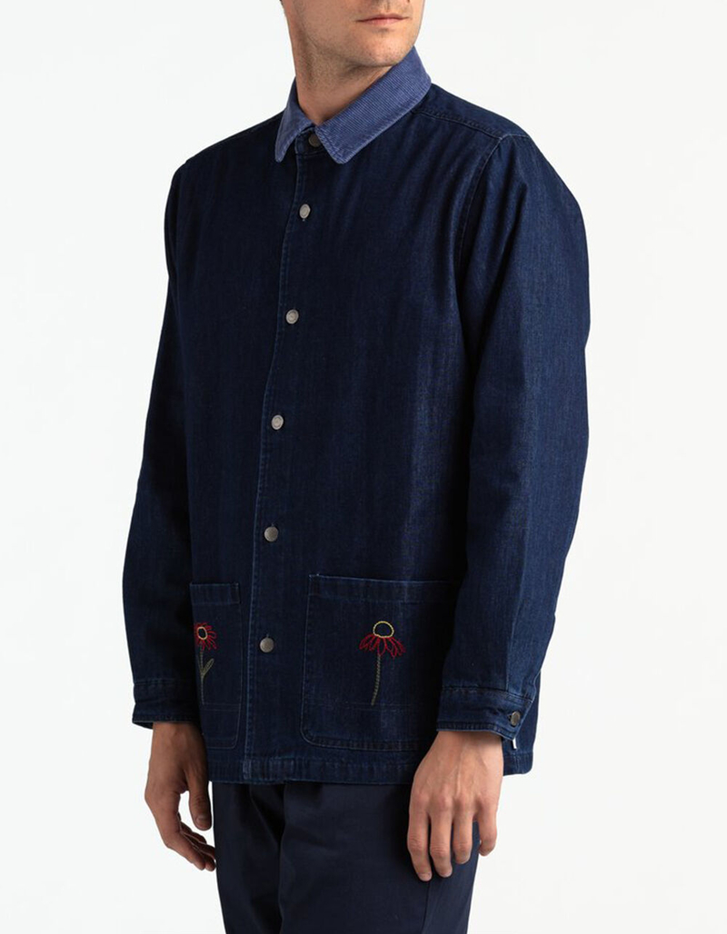 BANKS JOURNAL Mens Dahlia Denim Jacket - DENIM - L | Tillys