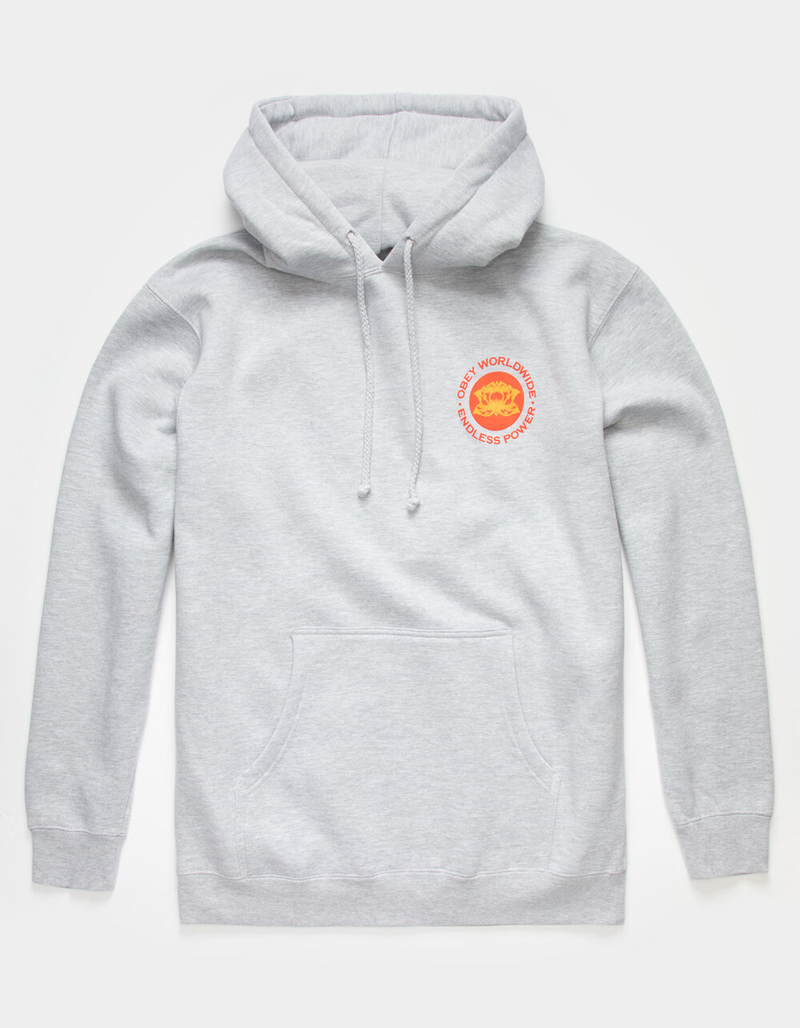 OBEY Flames Mens Hoodie image number 1