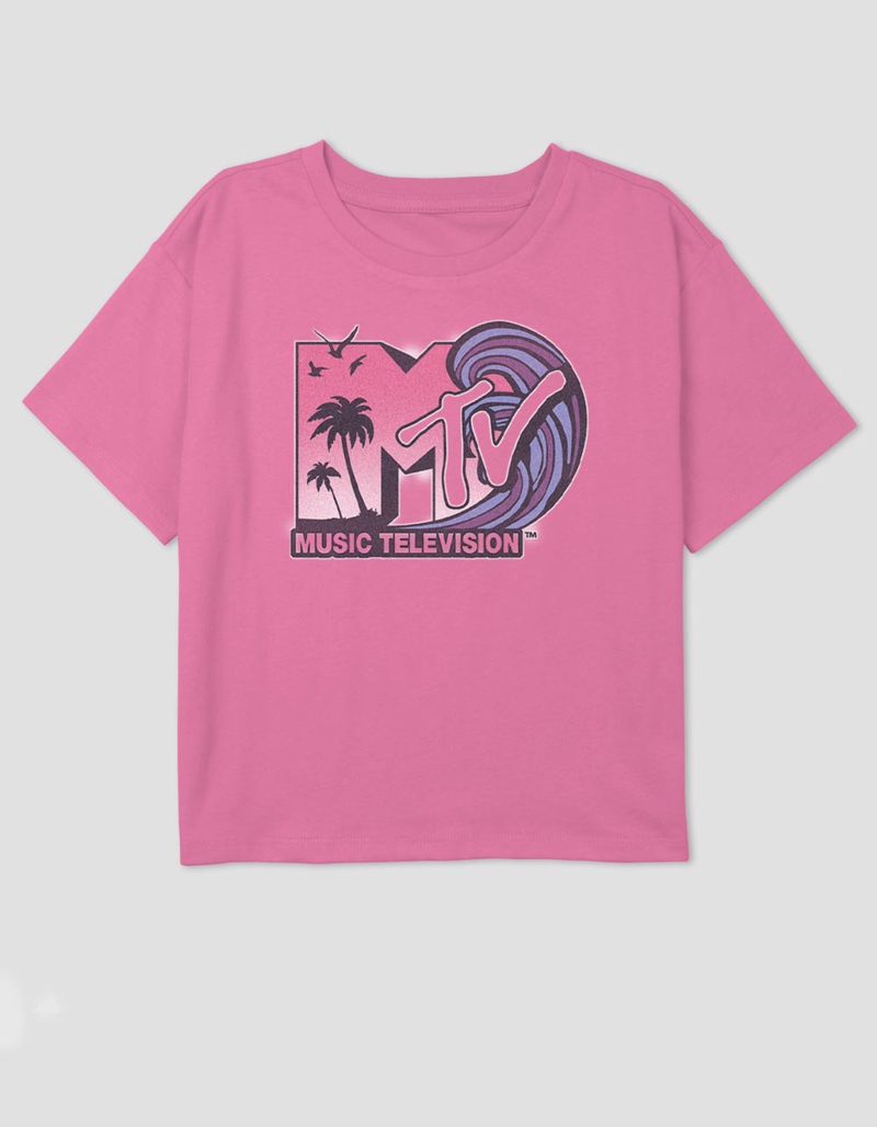 MTV Retro Wave Girls Crop Tee image number 0