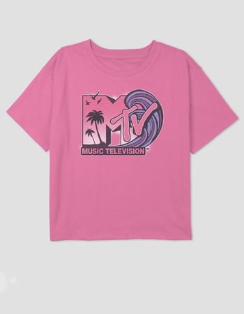 MTV Retro Wave Girls Crop Tee Primary Image