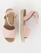 SODA Topic Ankle Strap Girls Platform Sandals image number 5