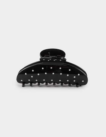 FULL TILT Polka Dot Plastic Hair Clip Primary Image
