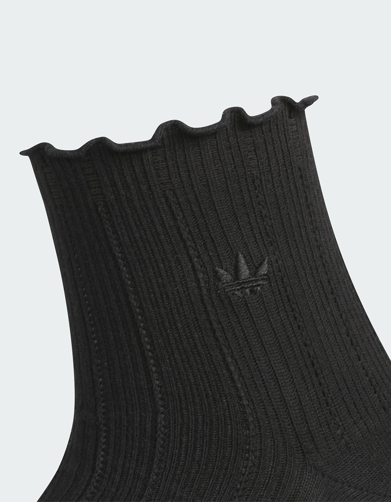ADIDAS Originals U Ori Ruffle 3 Pack Womens Quarter Socks image number 2