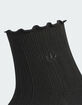 ADIDAS Originals U Ori Ruffle 3 Pack Womens Quarter Socks image number 3