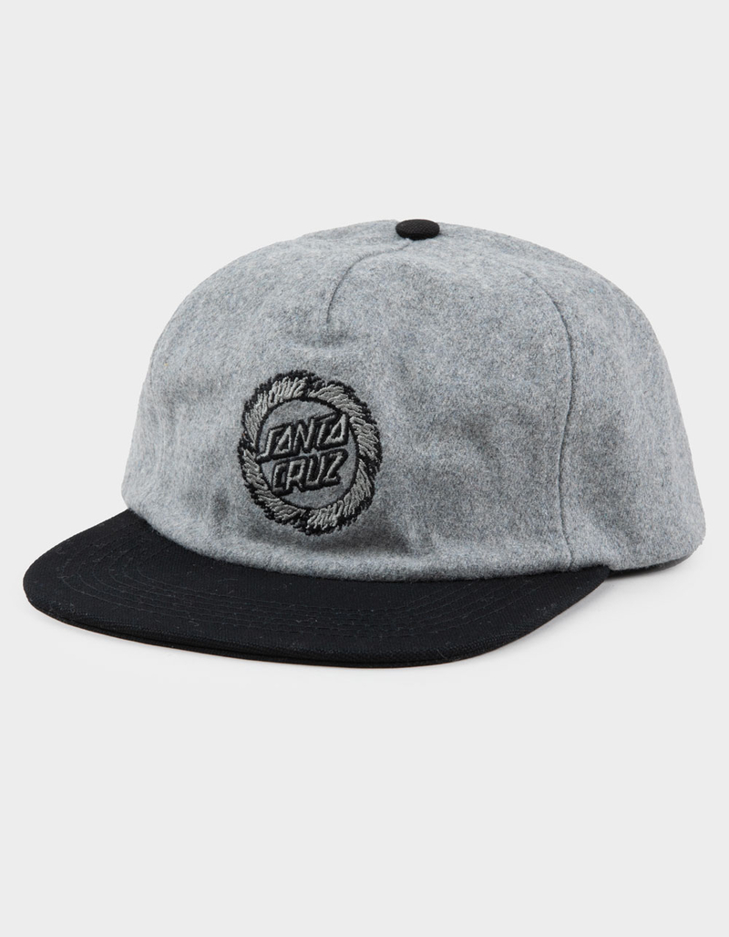 SANTA CRUZ Flame Ringed Dot Snapback Hat image number 0