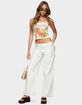 EDIKTED Buckle Low Rise Straight Leg Pants image number 5
