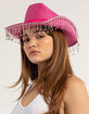 Dangle Rhinestone Womens Cowboy Hat image number 1
