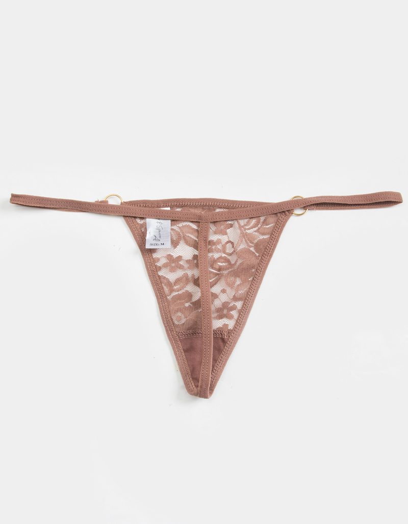 SKY & SPARROW Lace G String image number 1