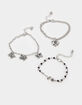 FULL TILT 3 Pack Butterfly/Rose Bracelets image number 1