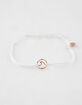 PURA VIDA Wave Rose Gold White Bracelet image number 1