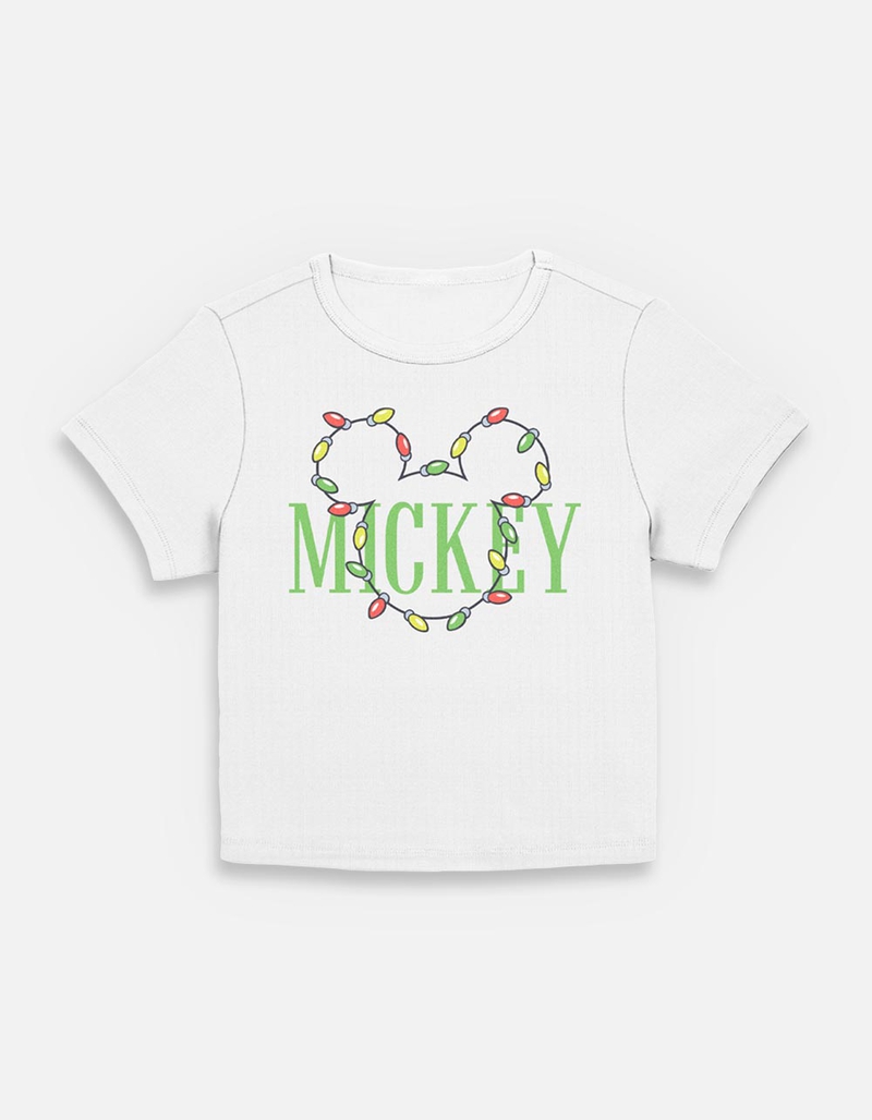 DISNEY Mickey Lights Womens Baby Tee image number 0