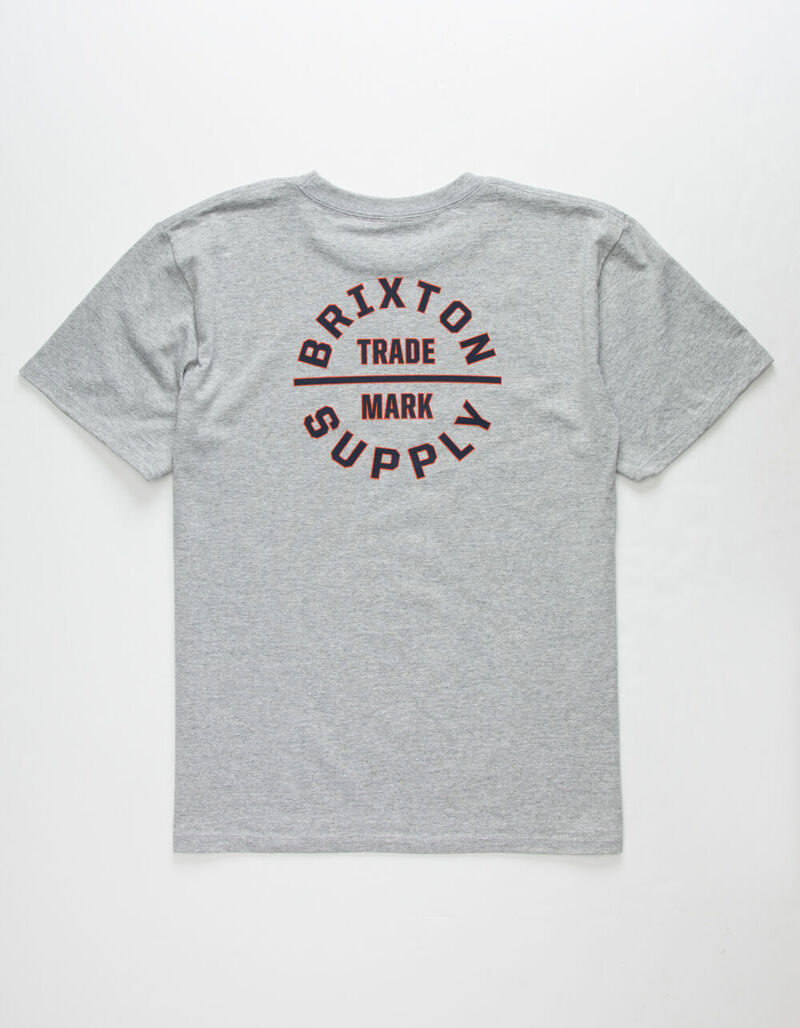 BRIXTON Oath V Boys T-Shirt - HEATH - 362946130