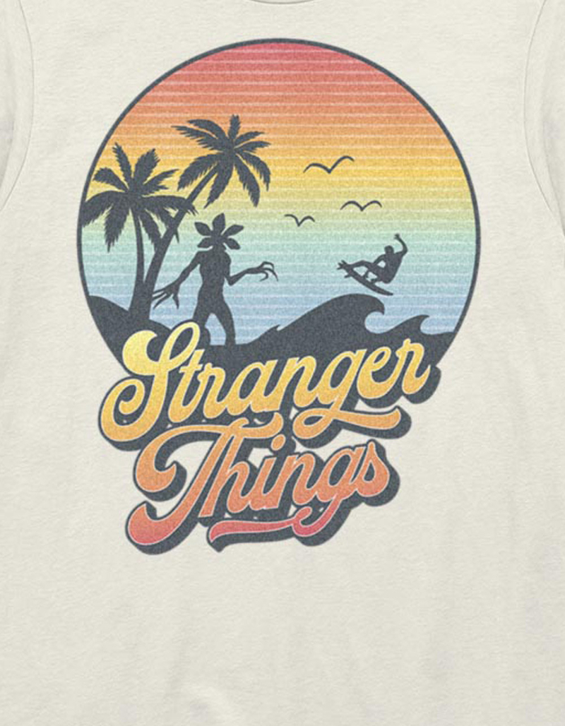 STRANGER THINGS Retro Sun Unisex Tee image number 1