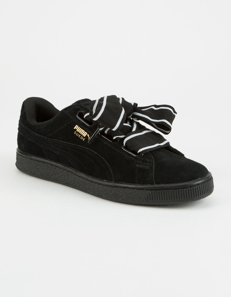 PUMA Suede Heart Satin Womens Shoes image number 1
