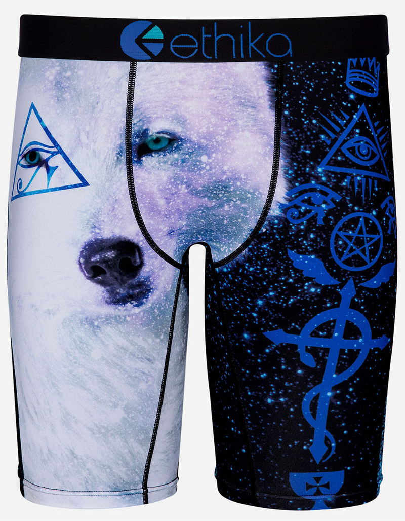 ETHIKA Mystik Wolf Staple Mens Boxer Briefs image number 0